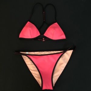 Victoria’s Secret Hot Pink and Black Bikini